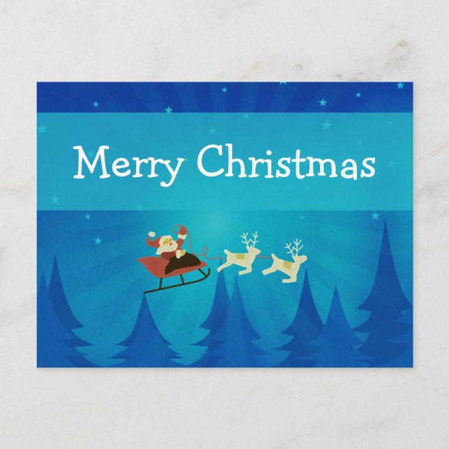 julvykort för vinter-scenen helg vykort (Framsida)