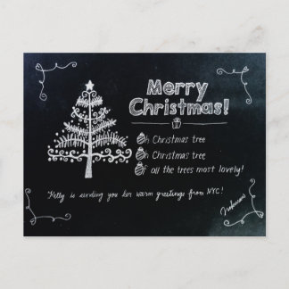 Julvykort helgdag från NYC Helg Vykort