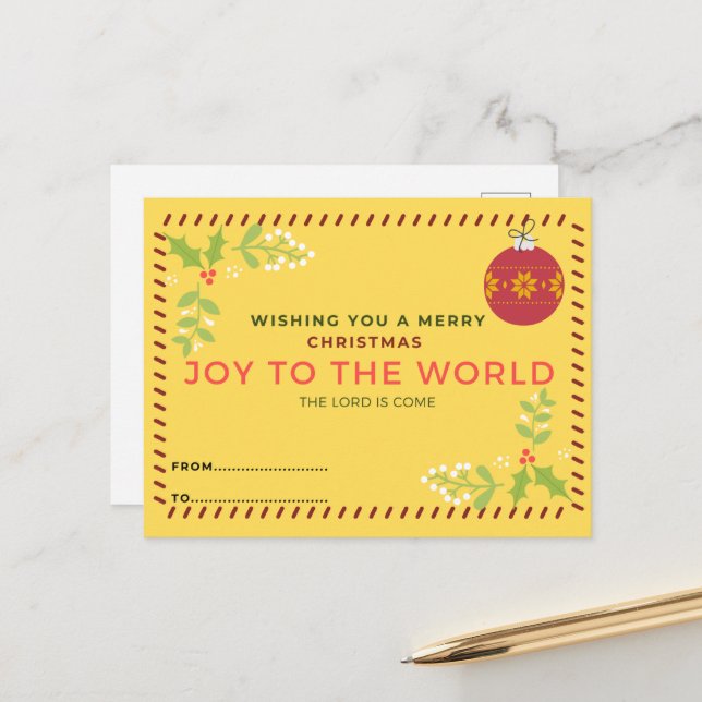 Julvykort Vykort (Fram/Back In Situ)