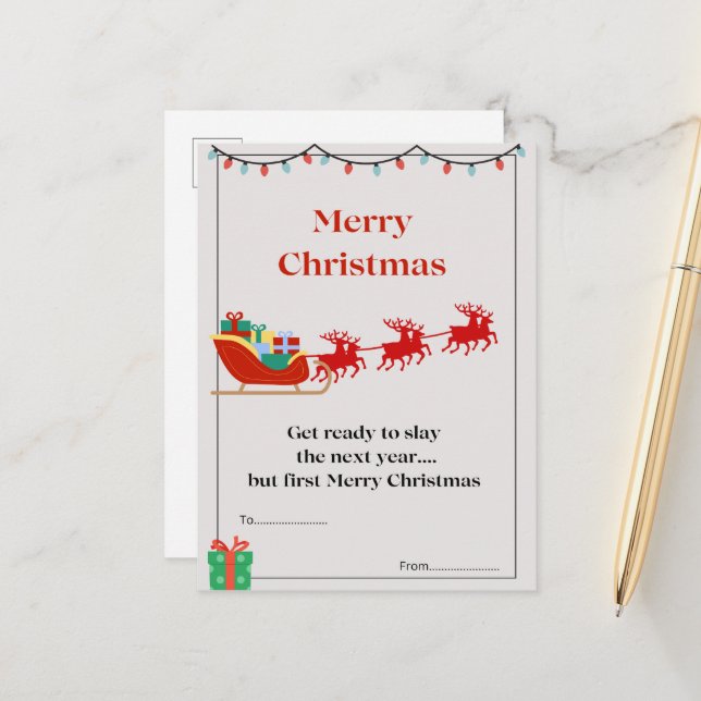 Julvykort Vykort (Fram/Back In Situ)