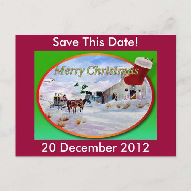 Julvykort Vykort (Framsida)