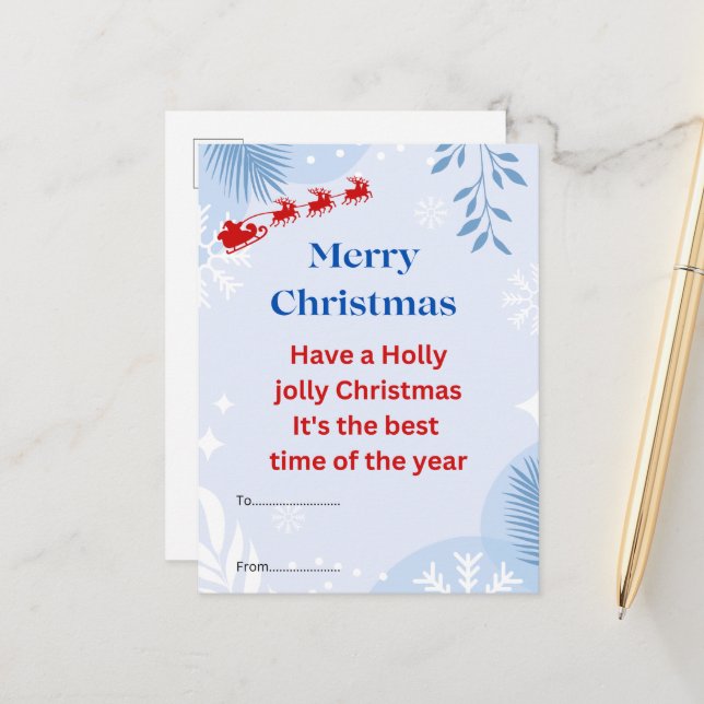 Julvykort Vykort (Fram/Back In Situ)