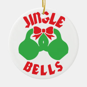 Julworkout Motivation Jingle "Kettle Klockor" Julgransprydnad Keramik