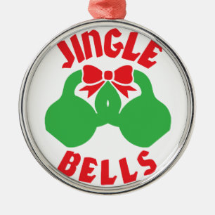 Julworkout Motivation Jingle "Kettle Klockor" Julgransprydnad Metall