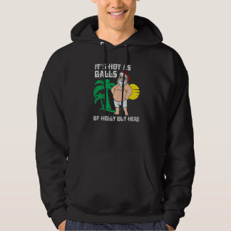 JulXmas Het Santa Sommar Jul Cuten Grap Hoodie
