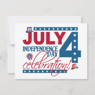 JULY 4 Firande inbjudan - anpassa!