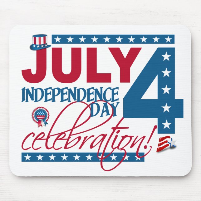 JULY 4 Firande mousepad Musmatta (Framsidan)
