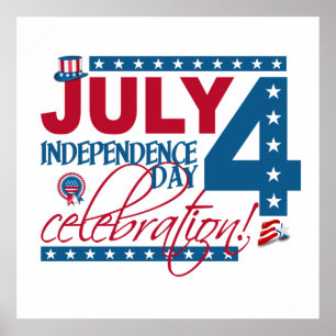 JULY 4 Firande poster