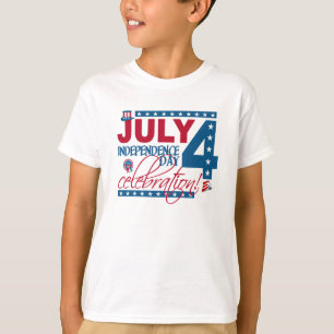 JULY 4 Firande-skjorta, dubbla-sidig Tröja