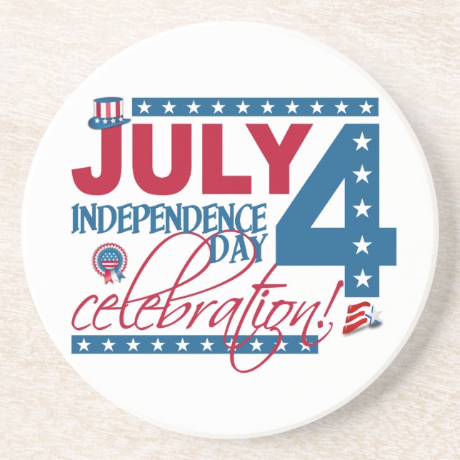 JULY 4 Firande underlägg (Framsidan)