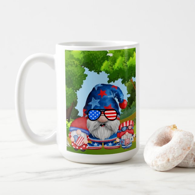 july 4 independence day kaffemugg (Med munk)