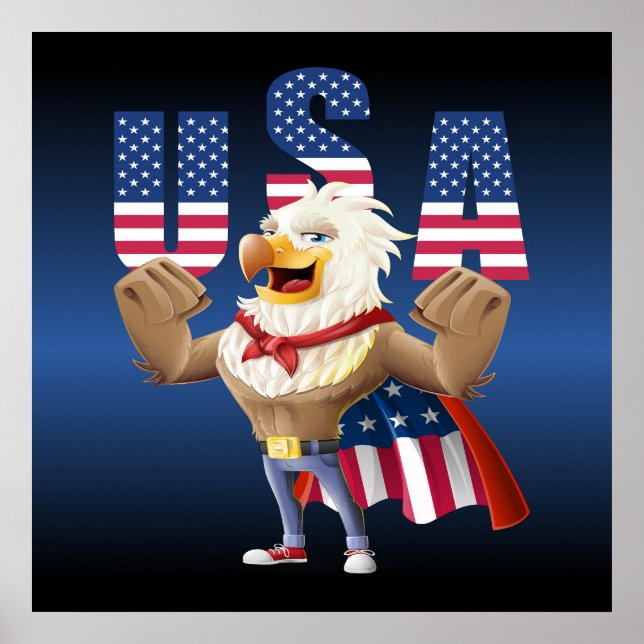 July 4th eagle poster (Framsidan)