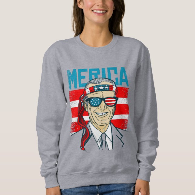 july 4th president biden merica usa t shirt (Framsida)