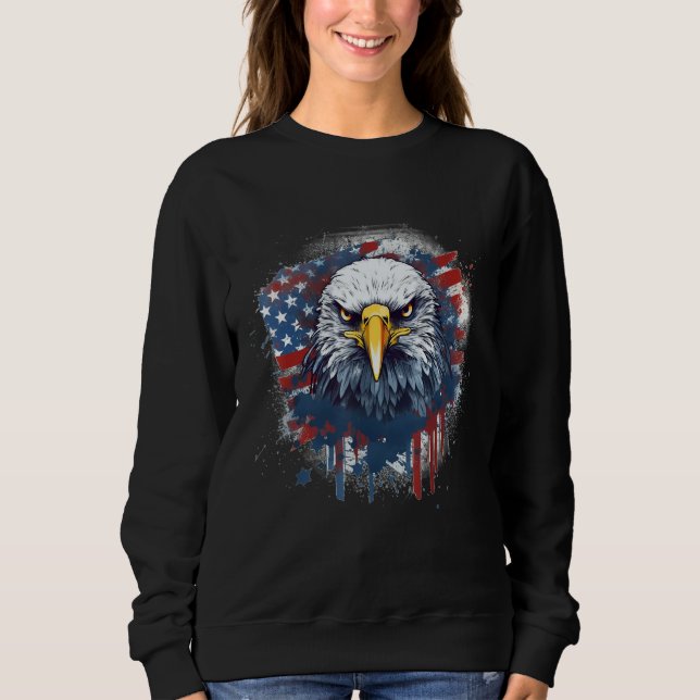 July 4th Product  Patriotism, American Flag_3 T Shirt (Framsida)