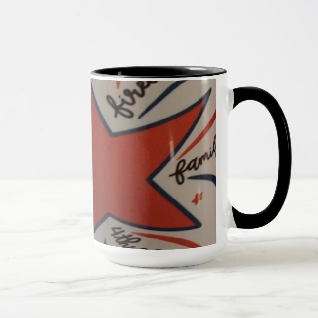 July 4th red white and blue mug mugg (Höger)