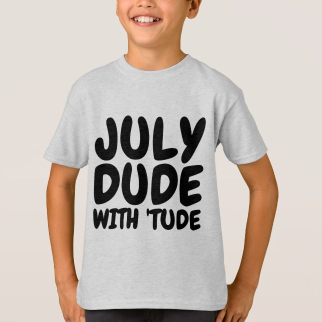 JULY Birthday Manar & Boys T-shirts (Framsida)