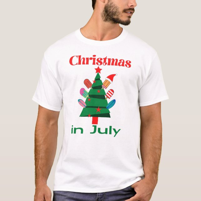 July christmas-sommar t shirt (Framsida)