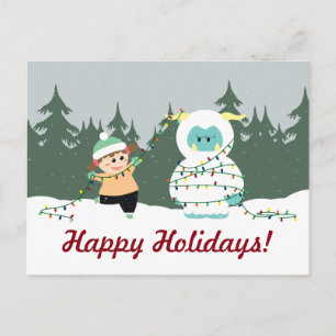 JulYeti Helg Vykort