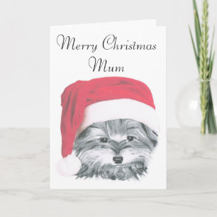 Julykie Hund, God jul Morsa-kort Helgkort