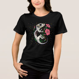 July's Larkspur & Lizard Skeleton T Shirt