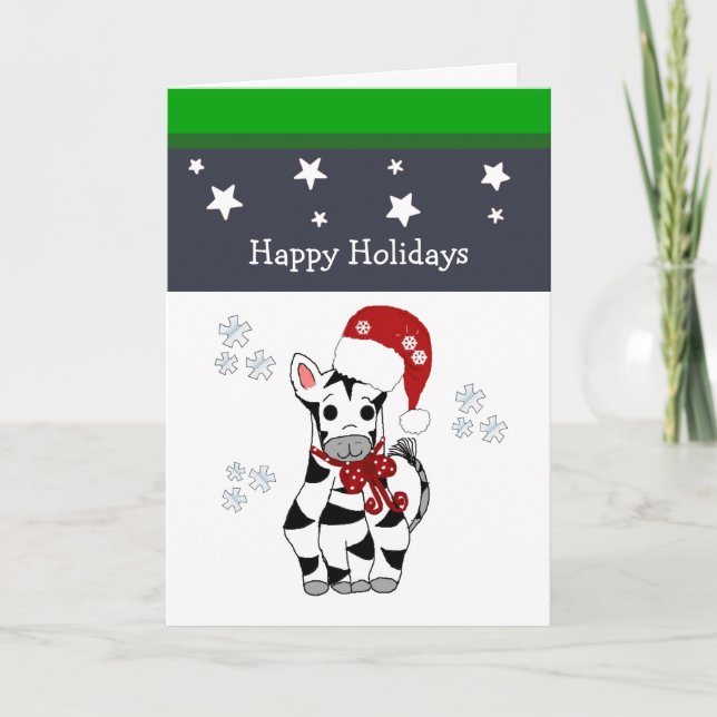 Julzebra Helgkort (Framsida)