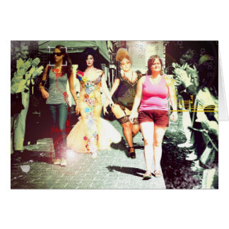 Julzips - rollbesättning Salvaje F Hälsningskort