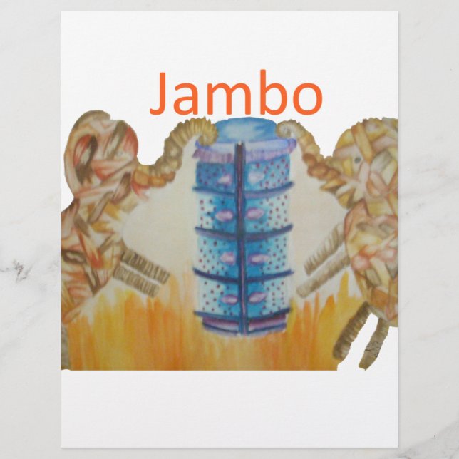 Jumbo Baby Kids Jambo African Elephant Design (Framsida)
