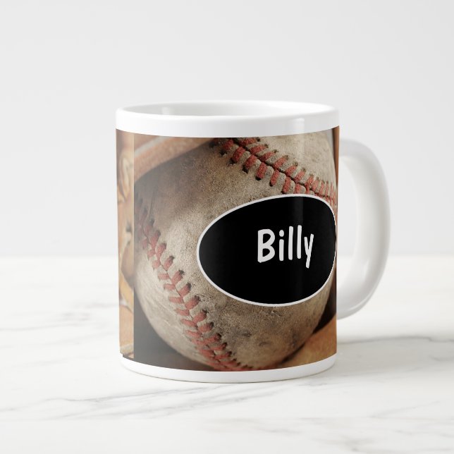 Jumbo Baseball Kaffe koppar Mugg (Framsida höger)
