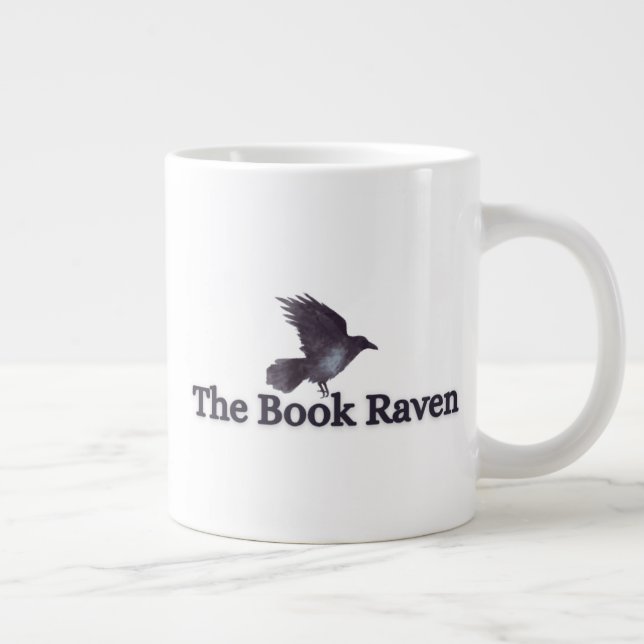 Jumbo Book Raven Mug (20 oz) Mugg (Höger)