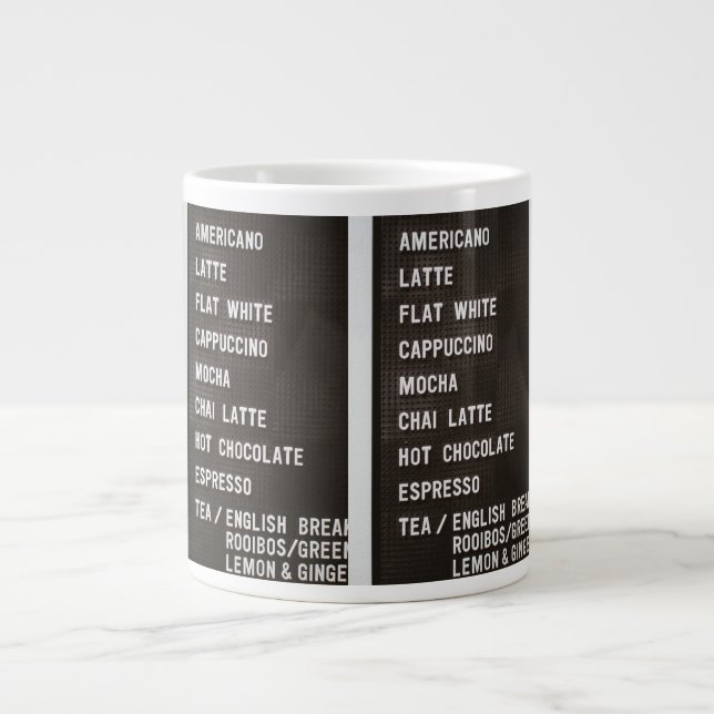 JUMBO café dryckskort mugg (Framsidan)