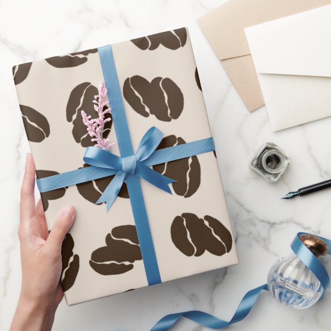 Jumbo Coffee Bean Scatter Presentpapper (Gifting)