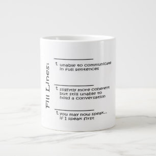 Jumbo Coffee Mugg Du kan nu tala med fyllningen li