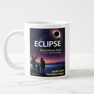 Jumbo Coffee Mugg för 8 april 2024, Solar Eclipse