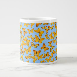 Jumbo Coffee Mugg, Golden Butterflies på Himlar Bl Jumbo Mugg