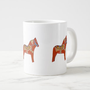 Jumbo Dala Horse Mugg