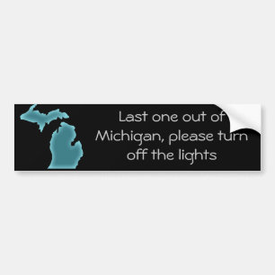 Jumbo en ut ur Michigan Bildekal