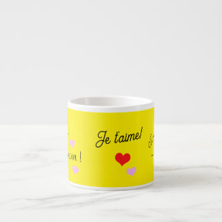 Jumbo-Espresso-Tasse, Je t'aime mon amour! Espressomugg