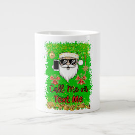 Jumbo Funny Santa Mugg