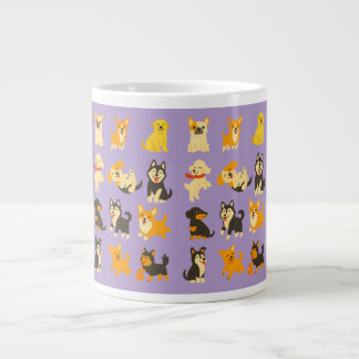 Jumbo Giant Cup Cute Puppies Mugg