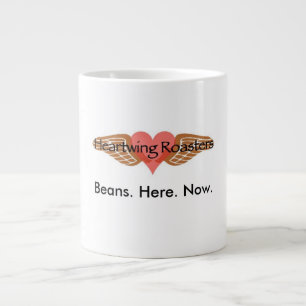 Jumbo Heartwing-kaffe Mugg
