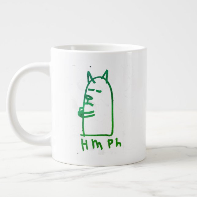 Jumbo hmph mugg i grönt (Vänster)