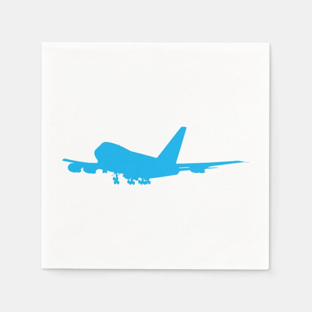 Jumbo Jet Design Napkins Pappersservett (Framsidan)