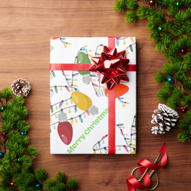 Jumbo jul Ljus Wrapping Papper Presentpapper (Julgåva)