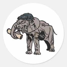 Jumbo-klistermärken (20 STYCKEN!) Runt Klistermärke