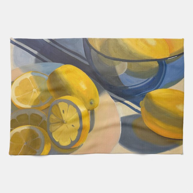 Jumbo Lemon Kitchen Towels Kökshandduk (Horisontell)