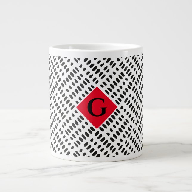 Jumbo Modern Dalmatien Lera Trasa 20 oz Mugg Jumbo Mugg (Framsidan)