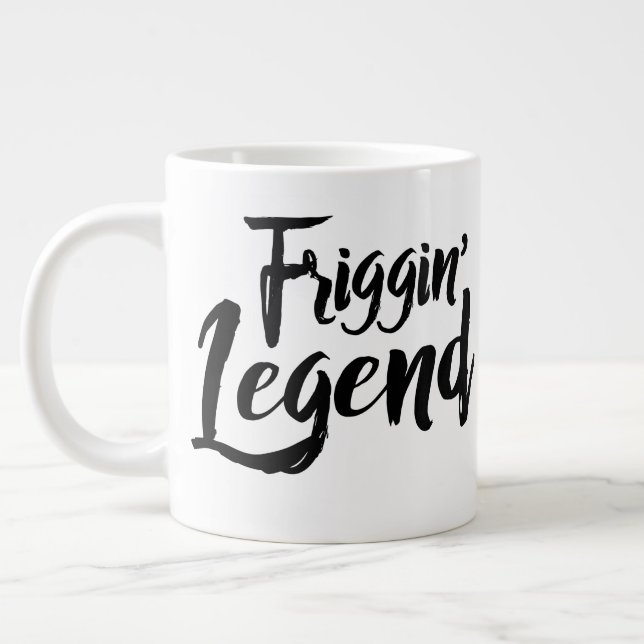 Jumbo Mug - Friggin' Legend Mugg (Vänster)