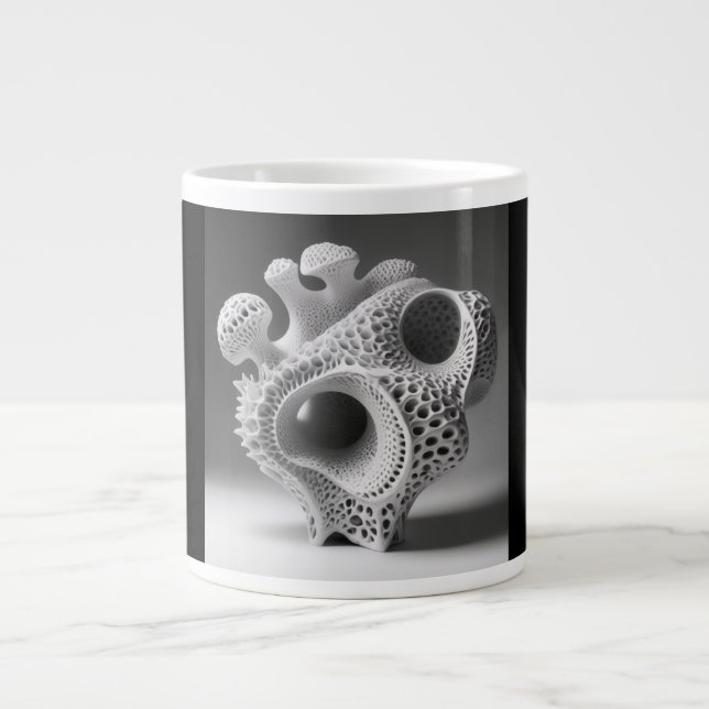 Jumbo-mugg, 20oz (Korallskal-5) Jumbo Mugg (Framsidan)