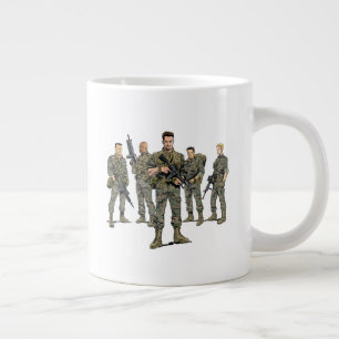 Jumbo Mugg - "Blowback" Marines & Logotyp