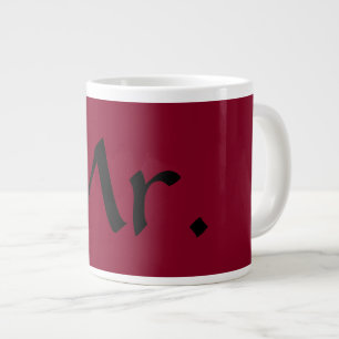 Jumbo Mugg, Burgandy Mugg